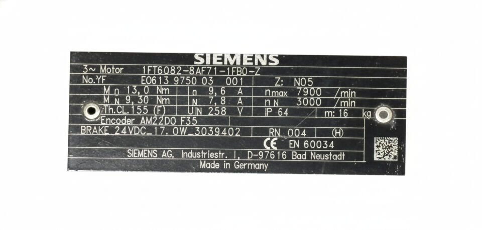 1FT6082-8AF71-1FB0 Z N05